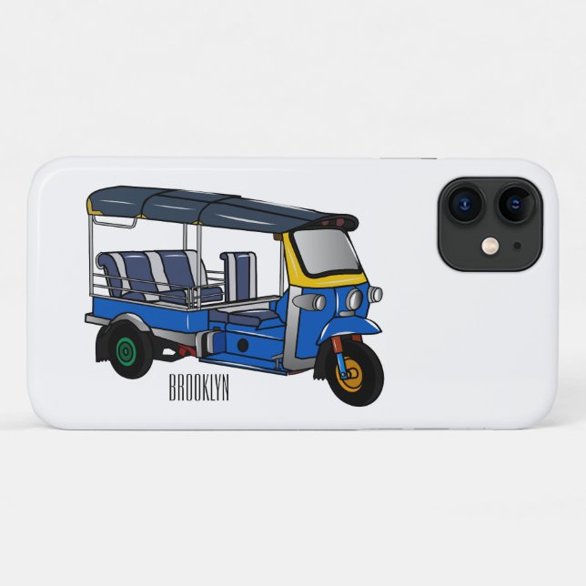 Tuk tuk cartoon illustration Case-Mate iPhone case (Back (Horizontal))