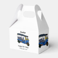 Tuk tuk cartoon illustration