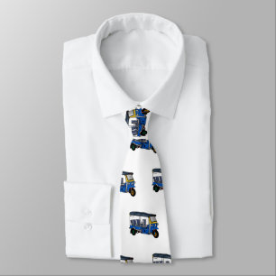 Tuk tuk cartoon illustration tie
