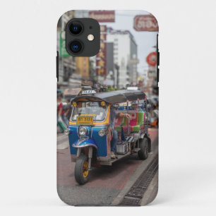 Tuk-tuk on Yaowarat Road, Chinatown, Bangkok iPhone 11 Case
