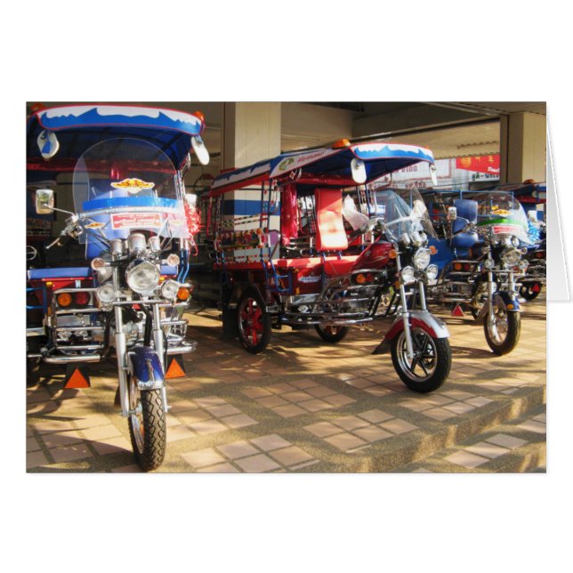 Tuk Tuk Showroom ... Udon Thani, Isaan Card (Front Horizontal)