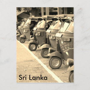 tuk tuk sri lanka postcard