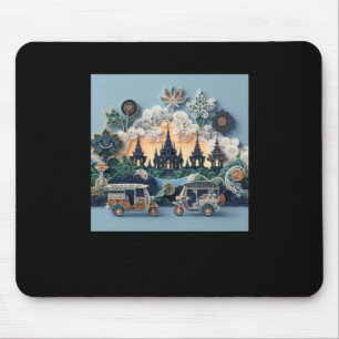Tuk Tuk Thailand #6 Sticker Mouse Mat