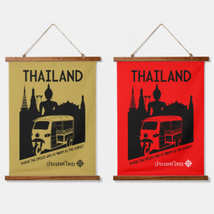 Tuk Tuk Thailand Hanging Tapestry