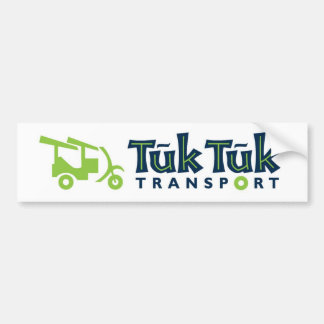 Tuk Tuk Transport Bumper Sticker