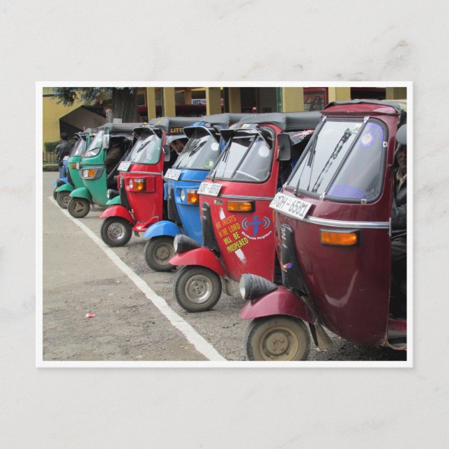 tuk tuks postcard (Front)