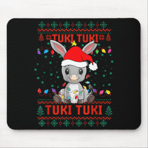 Tuki Tuki Santa Hat Spanish Mexican Christmas Swea Mouse Mat