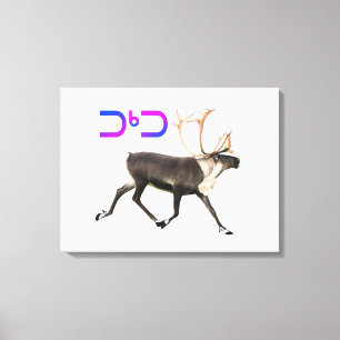 Tuktu - Caribou Canvas Print