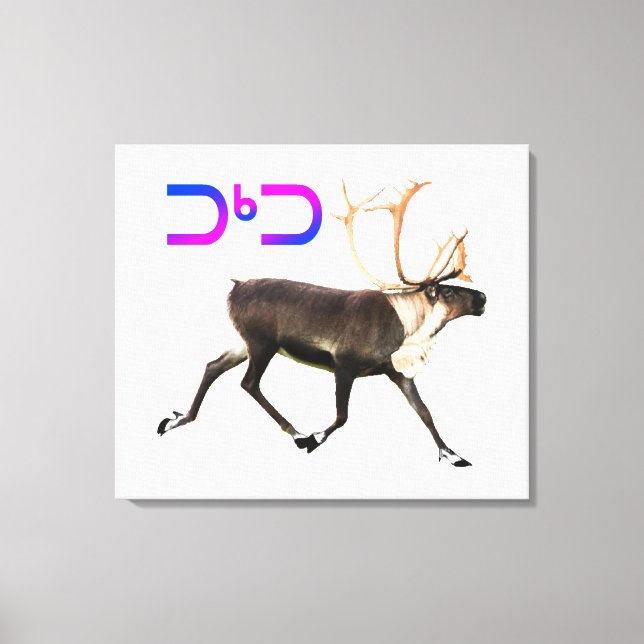 Tuktu - Caribou Canvas Print (Front)