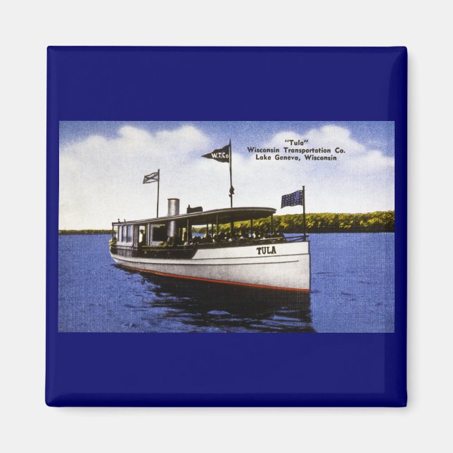 "Tula" Wisconsin Transportation Co. Magnet (Front)