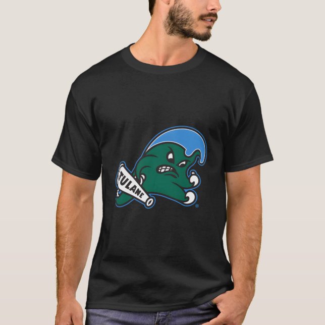 Tulane Green Wave Icon T-Shirt (Front)
