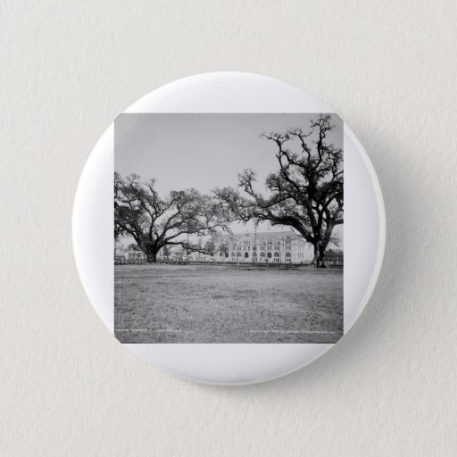 Tulane University from Audubon Park, New Orleans 6 Cm Round Badge