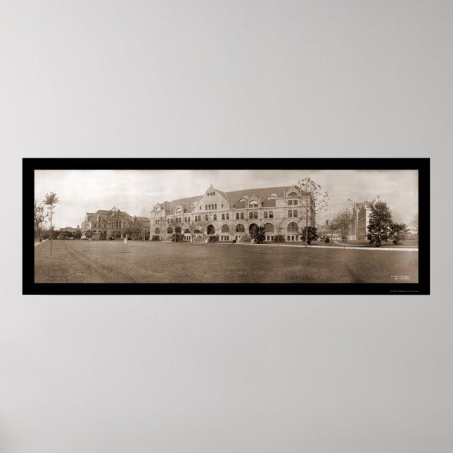 Tulane University LA Photo 1909 Poster (Front)
