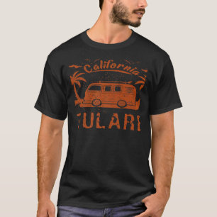 Tulare CA California retro vintage surfing beach T-Shirt