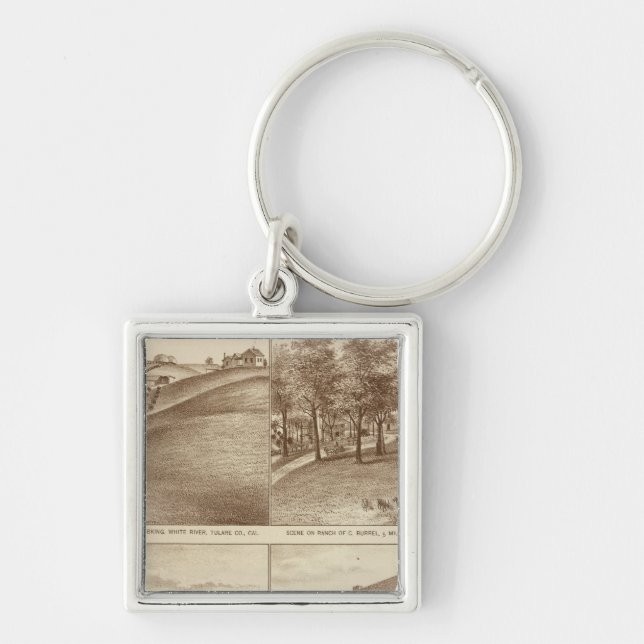 Tulare Co ranches, offices Key Ring (Front)