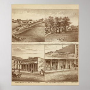 Tulare Co ranches, offices Poster