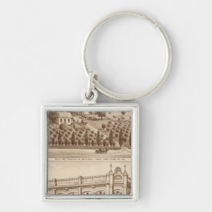 Tulare County Bank Key Ring