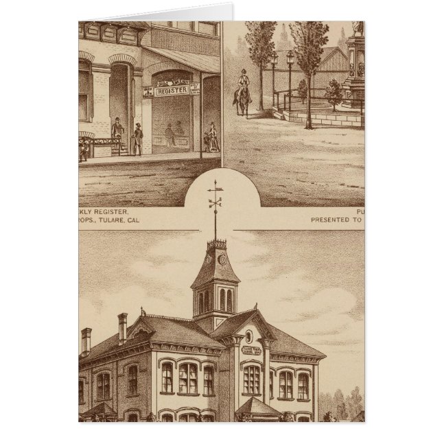 Tulare School, California (Front)