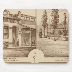 Tulare School, California Mouse Mat