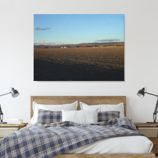 Tulelake In Early Winter 2 Canvas Print