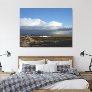 Tulelake In Early Winter 3 Canvas Print