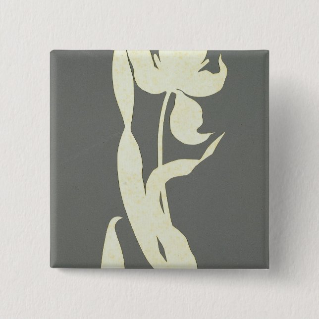 Tulip 15 Cm Square Badge (Front)