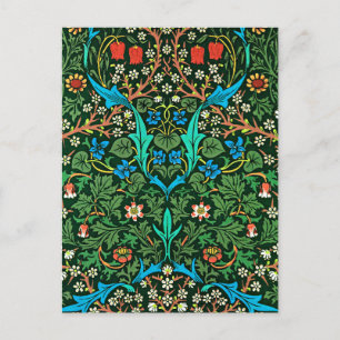 Tulip, a William Morris vintage floral pattern Postcard
