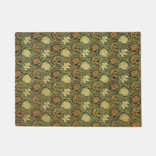 Tulip And Lily By William Morris Doormat
