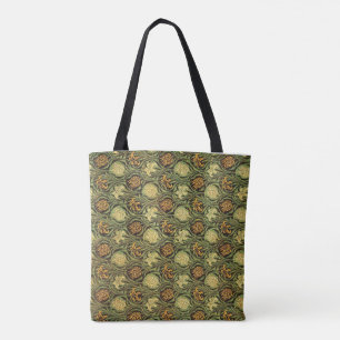 Tulip and Lily, famous pattern, Tote Bag