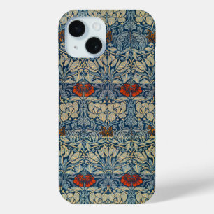 Tulip and Rose Date, Design 1876 William Morris iPhone 15 Case
