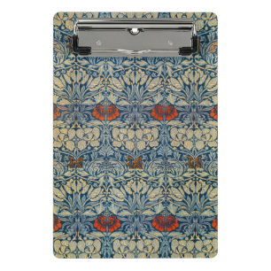 Tulip and Rose Date, Design 1876 William Morris Mini Clipboard