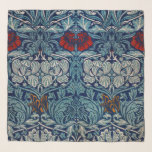 Tulip and Rose, William Morris Scarf<br><div class="desc">William Morris (24 March 1834 – 3 October 1896) was a British textile designer, poet, novelist, translator, and socialist activist associated with the British Arts and Crafts Movement. He was a major contributor to the revival of traditional British textile arts and methods of production. His literary contributions helped to establish...</div>