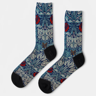 Tulip and Rose, William Morris Socks