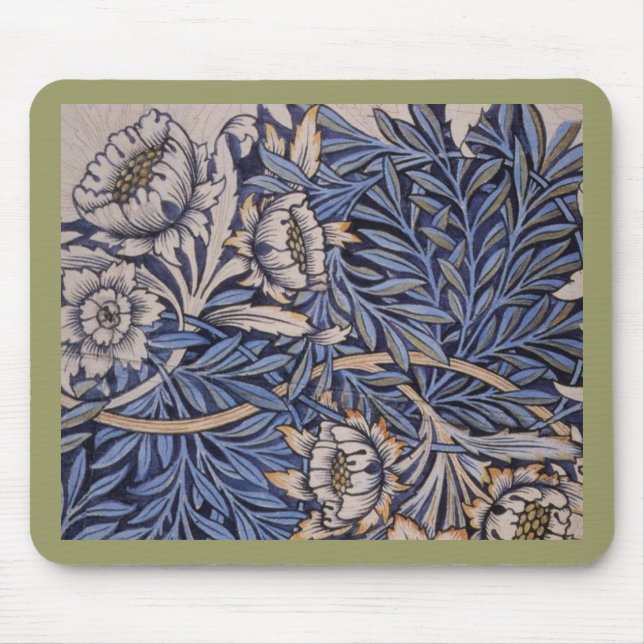 Tulip and Willow By William Morris Mouse Mat (Front)