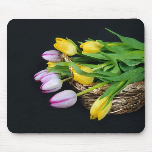 Tulip Basket Mouse Mat (Front)
