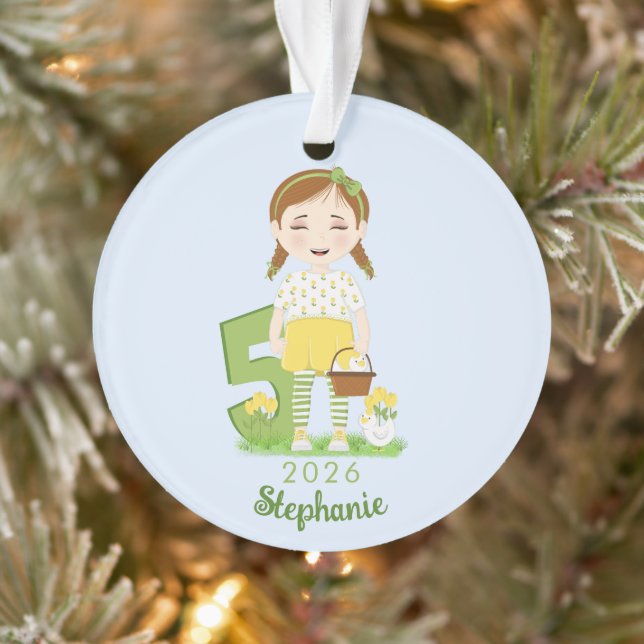 Tulip Birthday Ornament (Tree)