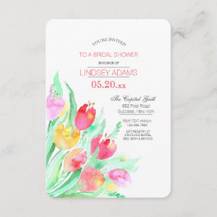Tulip Bouquet Invitation