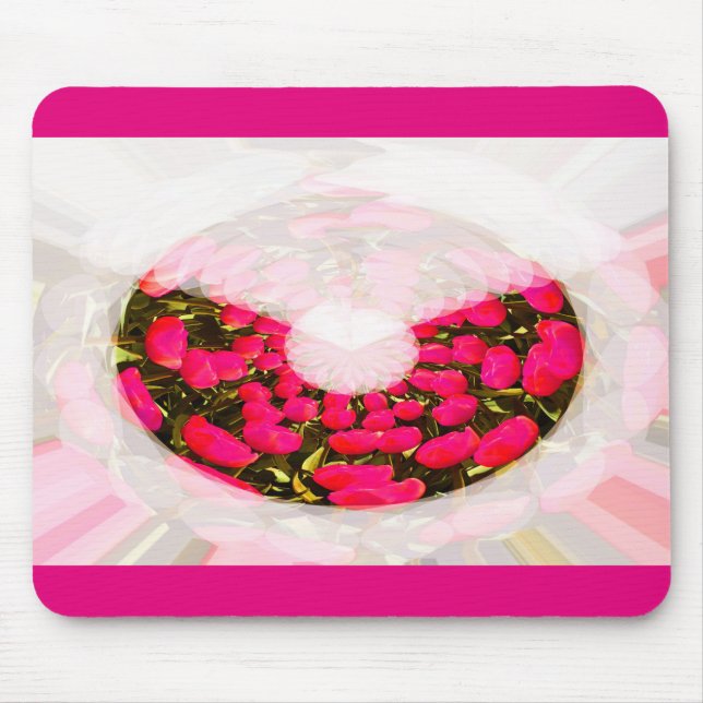 Tulip bouquet mouse mat (Front)