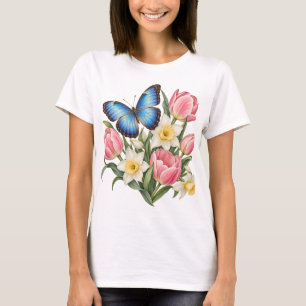 Tulip Butterfly Bloom T-Shirt