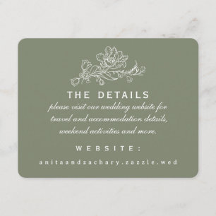 Tulip Cascade Moss detail card