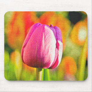 Tulip Collage Mouse Mat