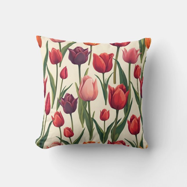 Tulip cushion, pillow (Front)