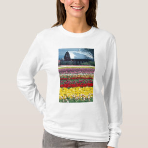 Tulip display garden, Skagit county, T-Shirt