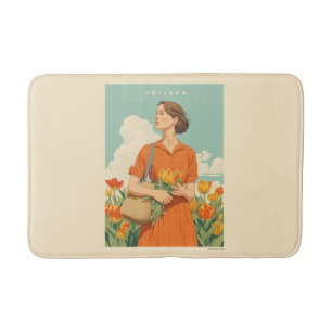 Tulip Dreams in Holland Bath Mat