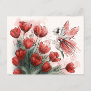 Tulip Fairy Postcard