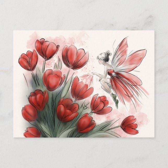 Tulip Fairy Postcard (Front)