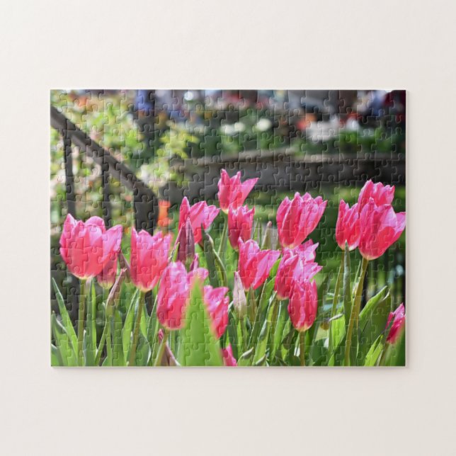 Tulip Festival Flower Nature Photography Garden Jigsaw Puzzle (Horizontal)