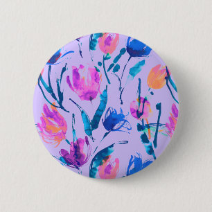 Tulip fever 6 cm round badge