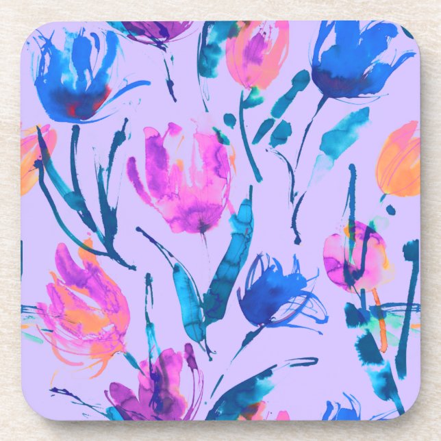 Tulip fever coaster (Front)