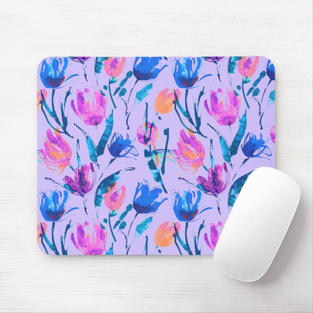 Tulip fever mouse mat (With Mouse)